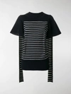Jw Anderson Double Layer-sleeve T-shirt In Blue