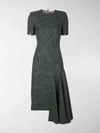 THOM BROWNE CHALK STRIPE PENCIL DRESS,12856461