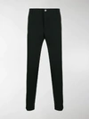 Prada Stretch Slim-fit Trousers In Black