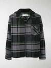 OFF-WHITE CHECKED ZIP-UP JACKET,OMGA065R19C08014081913528288