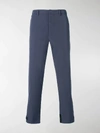 Prada Plain Tailored Trousers In Blue