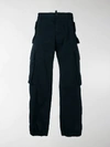 DSQUARED2 WIDE LEG CARGO TROUSERS,S71KB0165S4957213601733