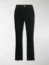 ALEXANDER MCQUEEN CROPPED JEANS,542269QLM0613138859