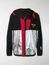 Marcelo Burlon County Of Milan Marcelo Burlon X Nba Bulls Windbreaker Jacket - Black In Black
