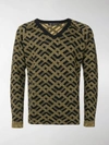VERSACE PRINTED KNIT SWEATER,A81355A22794113614932
