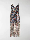 Marco De Vincenzo Sequin Embellished Dress In Multicolour