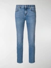 ALEXANDER MCQUEEN CROPPED SKINNY JEANS,521414QLM0312988169