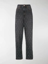 ISABEL MARANT ÉTOILE DISTRESSED TAPERED JEANS,PA107919P012E13608147