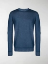 Drumohr Round Neck Sweater In Blue