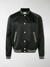 SAINT LAURENT TRIMMED BOMBER JACKET,551702Y287S13677224