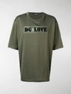 Dolce & Gabbana Dg Love T-shirt In Green