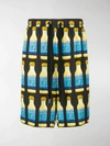 DOLCE & GABBANA BOTTLE PRINT SHORTS,GYOMATFS8B113720502