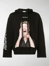 Ih Nom Uh Nit David Bowie Print Hoodie In Black