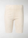 JIL SANDER FITTED HIGH-RISE SHORTS,13748496