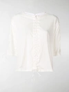 Ben Taverniti Unravel Project Unravel Unravel Project Lace-up T-shirt In White