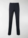 Incotex Slim-fit Tailored Trousers In Blue