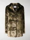 SAINT LAURENT METALLIC MINK FUR COAT,562391Y7PR213735999