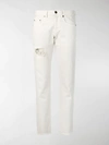 SAINT LAURENT DISTRESSED BOYFRIEND JEANS,564859YA99513511424