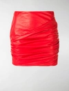 VERSACE RUCHED MINI SKIRT,A82686A22936113871085