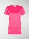 Moncler Logo Patch T-shirt In Pink
