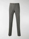 Incotex Slim Fit Tailored Trousers In Grey