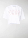 GCDS CROPPED LOGO T-SHIRT,CC94W0200800113882457