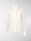 Philosophy Di Lorenzo Serafini Lace Button Shirt In Neutrals