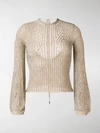 CHLOÉ OPEN BACK KNITTED JUMPER,CHC19UMP2858013922858