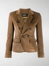 DSQUARED2 DOUBLE-BREASTED CORDUROY BLAZER,S75BN0662S4073714085280