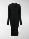 TOM FORD FITTED HOODED DRESS,ACK182YAX17914091248