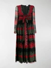 RED VALENTINO FLORAL PRINT MAXI DRESS,14094898