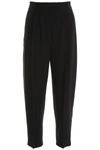 ALEXANDER MCQUEEN CROPPED CADY TROUSERS,10968883