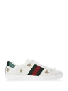 GUCCI GUCCI ACE EMBROIDERED SNEAKERS