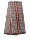 GUCCI GUCCI GG CLASSIC PRINT SCARF