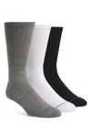 Stance Icon Assorted 3-pack Crew Socks In Multi