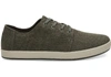 TOMS GREEN HERITAGE CANVAS MEN'S PAYTON trainers SHOES,889556420094