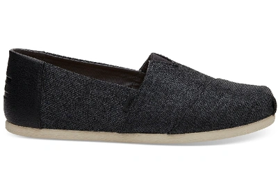 Toms Shade Technical Knit Men's Classics Slip-on Shoes In Black