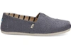 TOMS SHADE HERITAGE CANVAS MEN'S CLASSICS VENICE COLLECTION SLIP-ON SHOES,889556511778