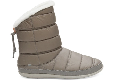 Toms Cement Quilted Women's Inez Ankle Boots In Neutrals