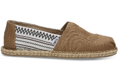 Toms Toffee Geo Blanket Stitch Men's Classics Slip-on Shoes