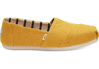 Toms Gold Fusion Heritage Canvas Women's Classics Venice Collection Slip-on Shoes In Orange