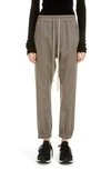 RICK OWENS WOOL TRACK PANTS,RP19F5313WT