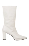 Dorothee Schumacher Urban Coolness Leather Platform Boots In White