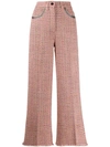 ETRO WOVEN CROPPED TROUSERS