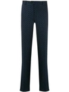 ETRO TEXTURED SLIM FIT TROUSERS