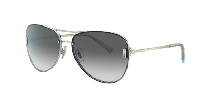 Tiffany & Co Sunglasses, Tf3066 62 In Light Grey Gradient Black