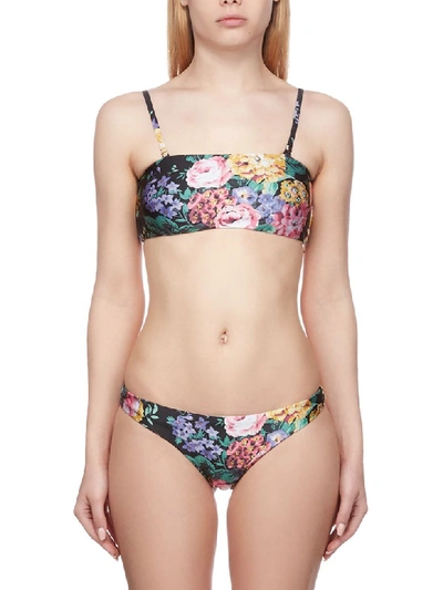 Zimmermann Swimwear In Black Floral