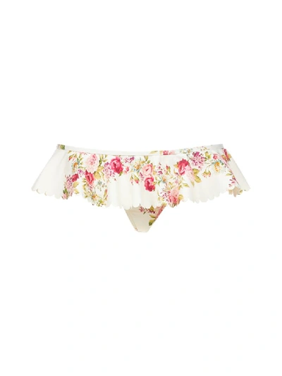 Zimmermann Swimwear In Cream Floral