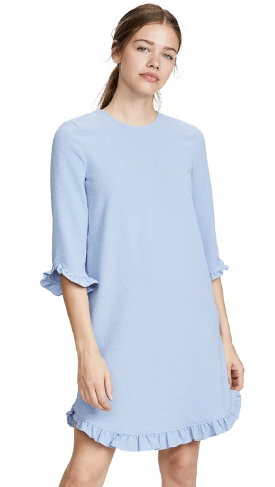 heavy crepe mini dress ganni GANNI Mini Crpe Dress