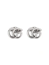 GUCCI STERLING SILVER GG MARMONT CUFFLINKS